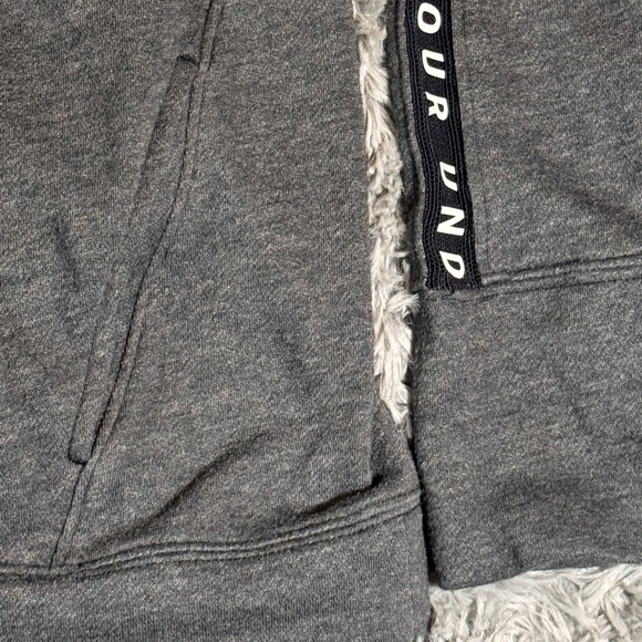 Under Armour Dark Gray Fleece Jacket - Picture 2 of 8